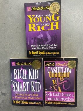 Robert T Kiyosaki Rich Dad’s Financial Book Set